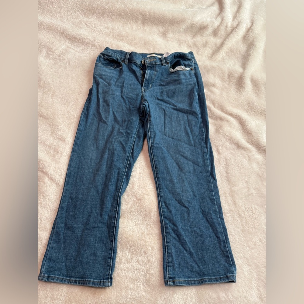 Levi's Women's Blue Ankle Jeans